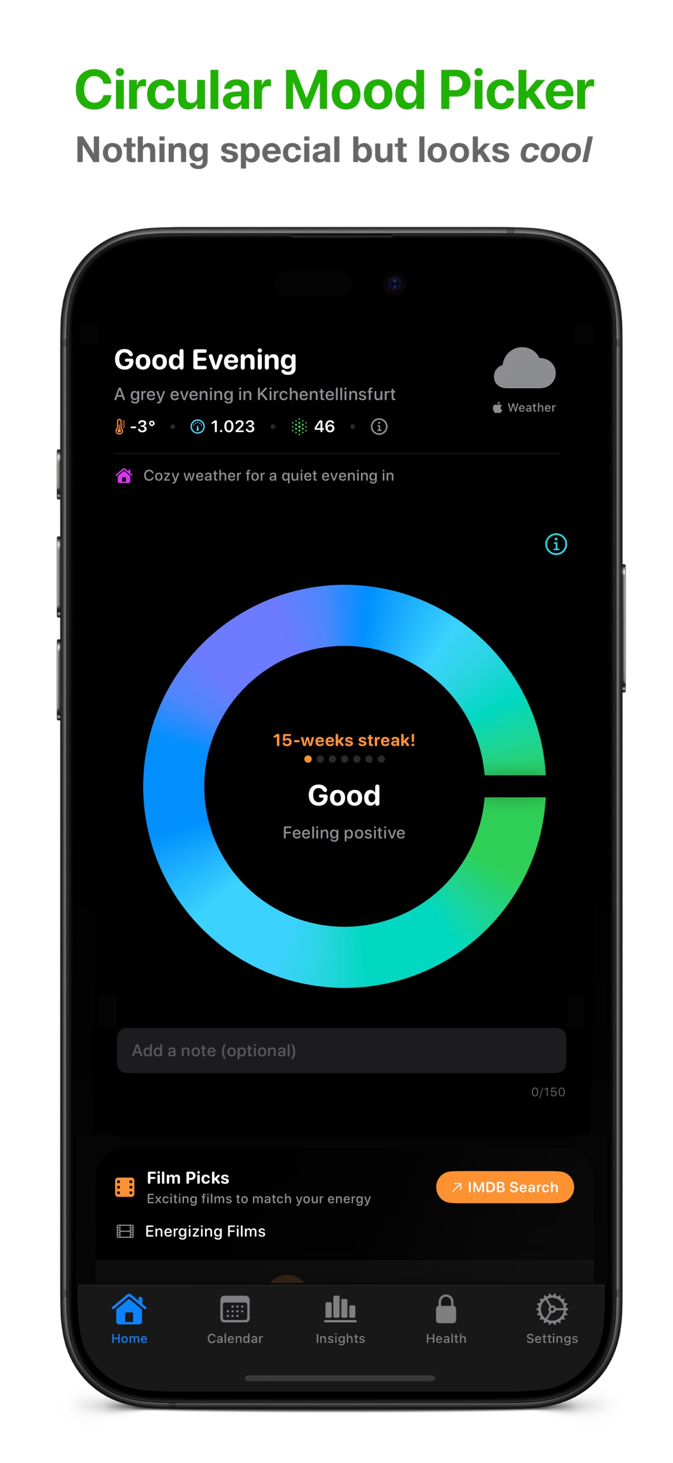 ColorFeel Dairesel Ruh Hali Seçici