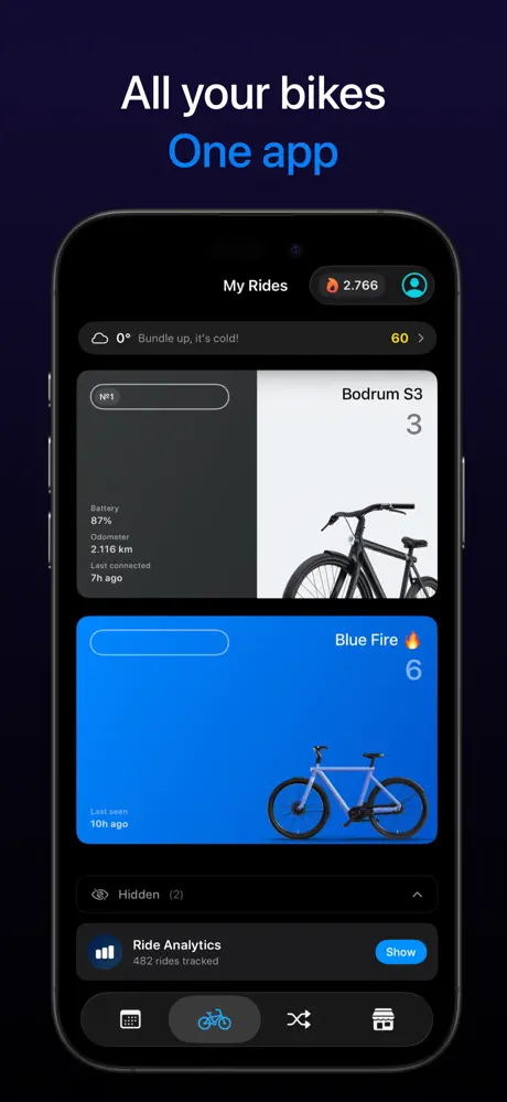 All your bikes in one app