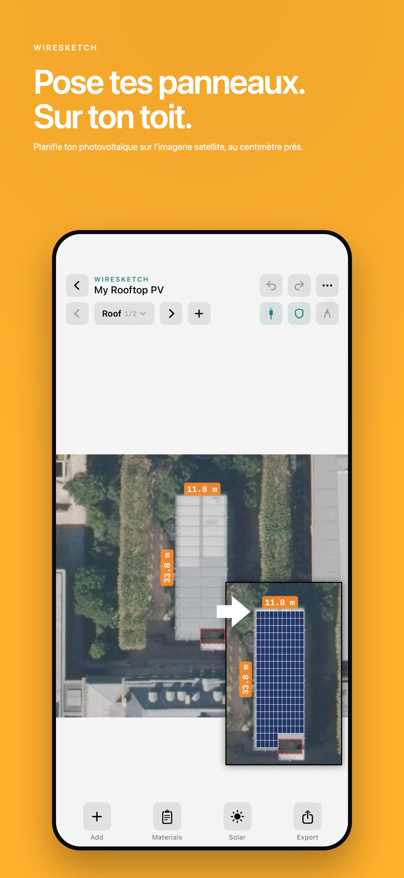 Planification de panneaux solaires sur imagerie satellite
