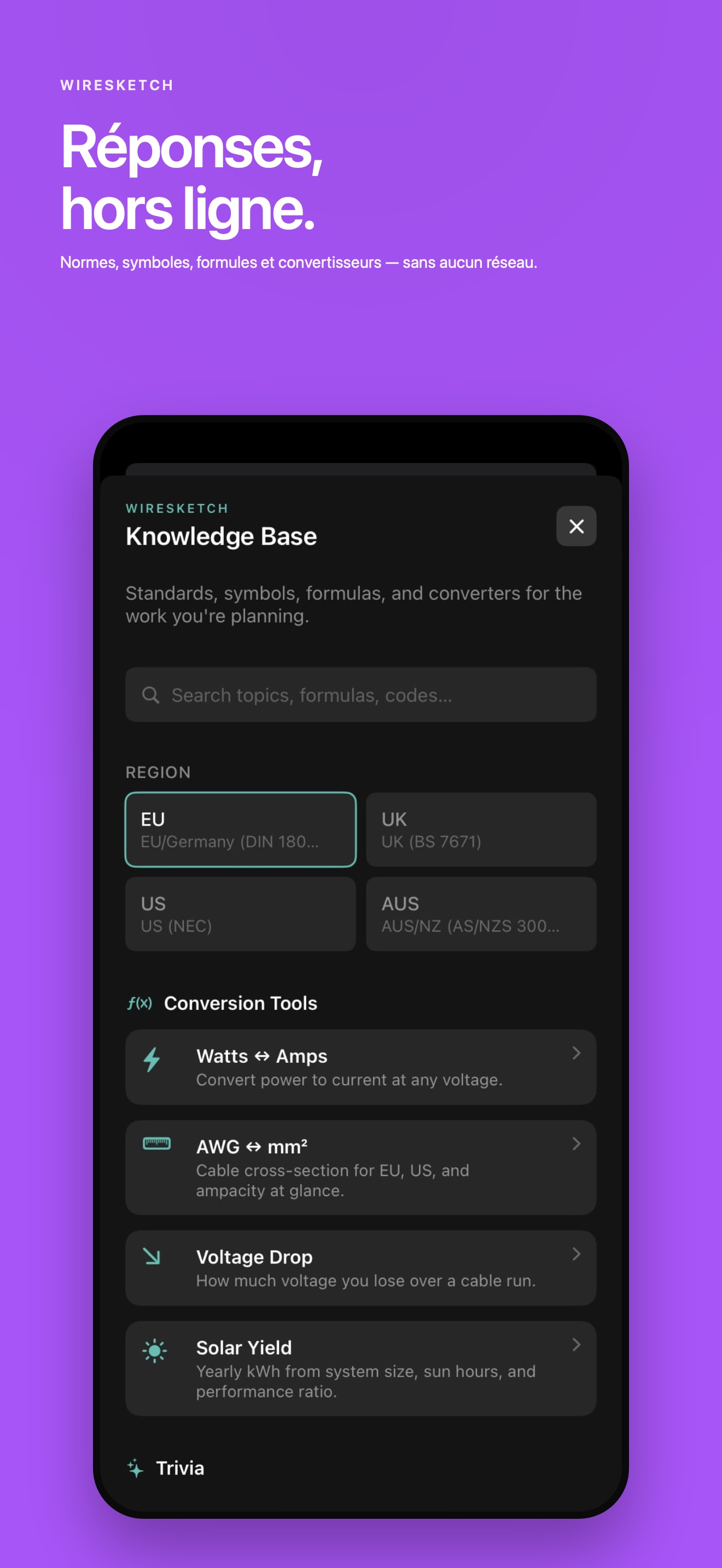 Base de connaissances avec citations de sources